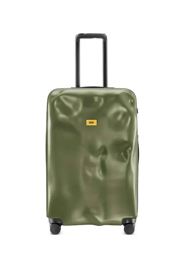 Crash Baggage resväska med logotypdetalj - Grön