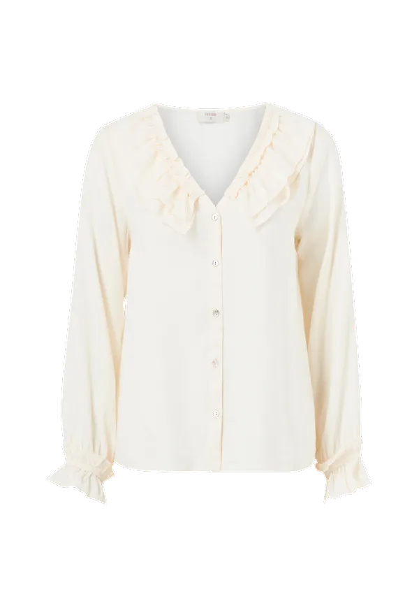 Cream - Blus crAnya Shirt - Vit