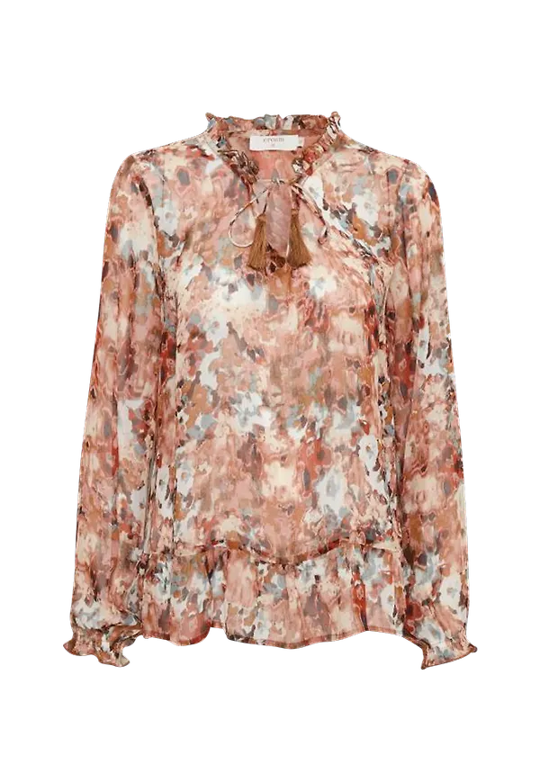Cream - Blus crBabette Blouse - Rosa