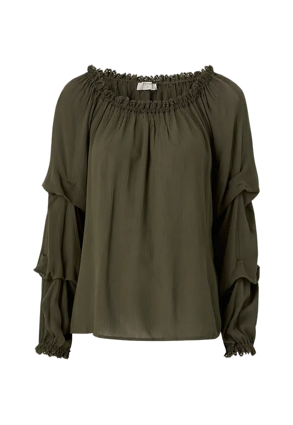 Cream - Blus crBea Blouse - Grön
