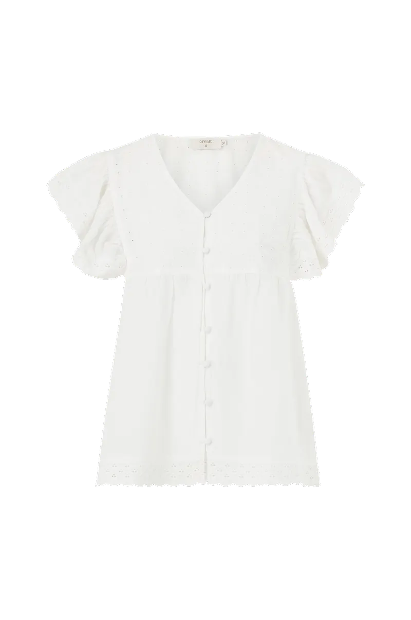 Cream - Blus crBlyanta Blouse - Vit
