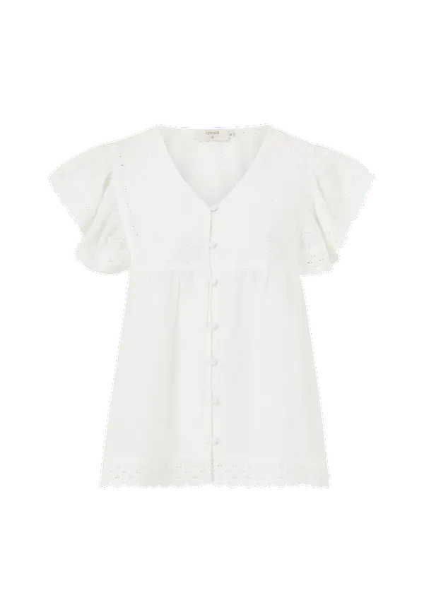 Cream - Blus crBlyanta Blouse - Vit