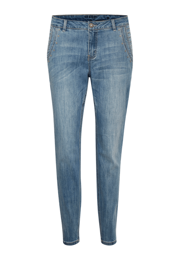 Cream - Jeans crFie Flared Jeans Coco Fit 7/8 - Blå