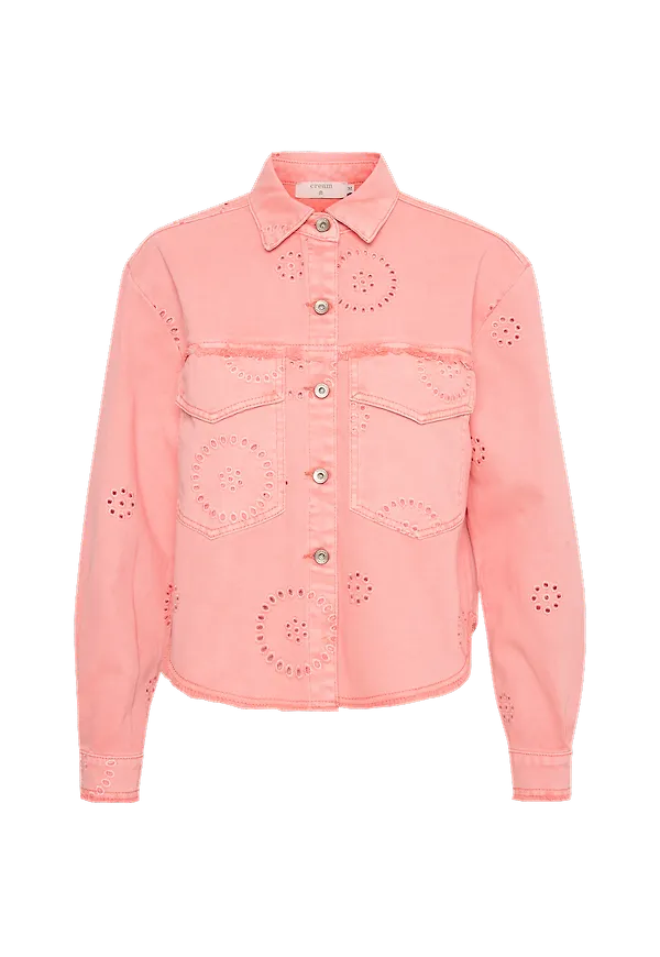 Cream - Jeansjacka crIrene Shirt Jacket - Orange