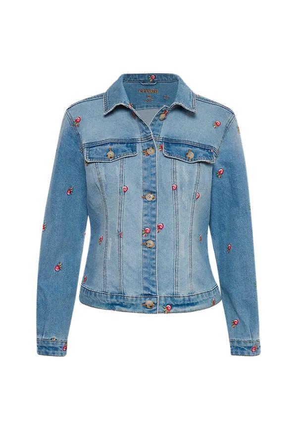 Cream - Jeansjacka crLeona Denim Jacket - Blå