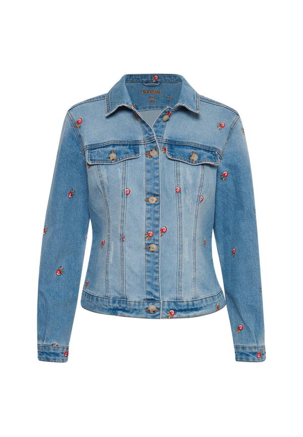 Cream - Jeansjacka crLeona Denim Jacket - Blå
