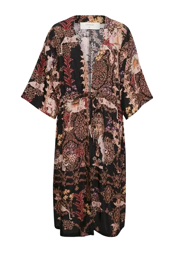 Cream - Kimono crTigia - Svart