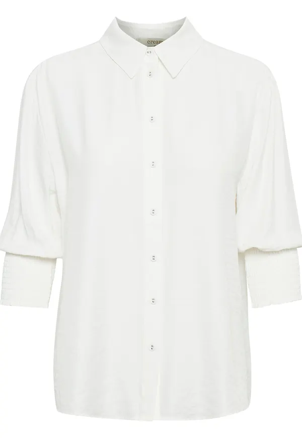 Cream - Skjortor - Vit - Dam - Storlek: 2Xl,Xs,3Xl,S,M