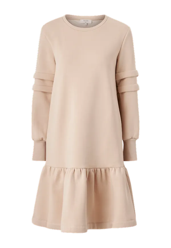 Cream - Sweatshirtklänning crGry Dress - Beige