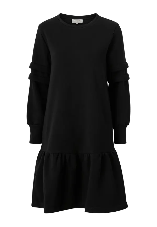 Cream - Sweatshirtklänning crGry Dress - Svart