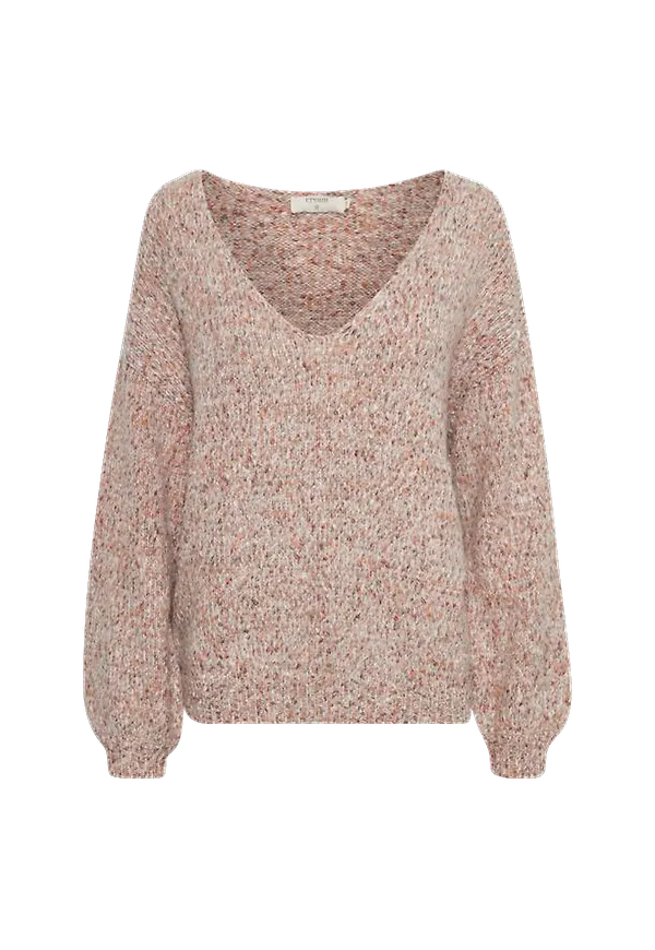 Cream - Tröja crKiara Loose Pullover - Vit