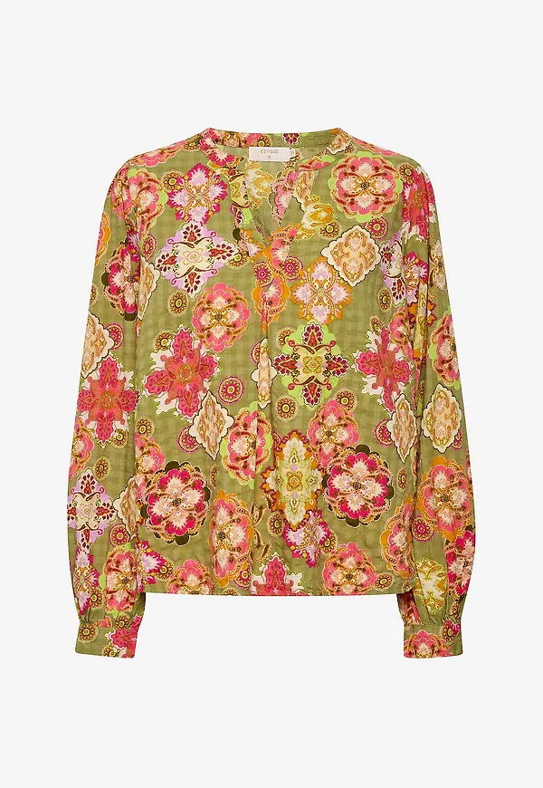 Cream - Blus crJolly Blouse - Grön