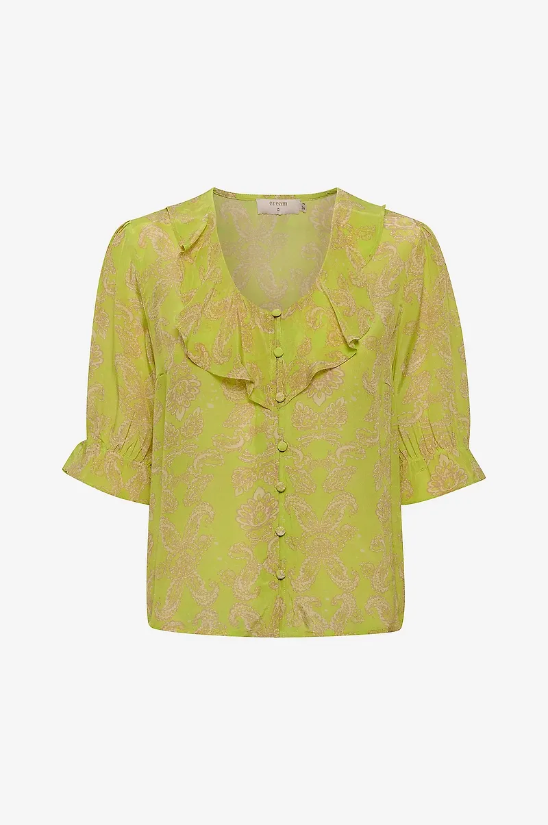 Cream - Blus crParam Blouse - Gul