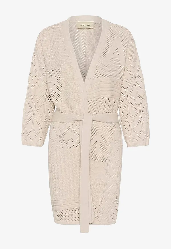Cream - Cardigan crWillow Knit - Beige