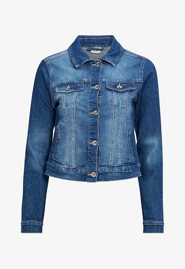 Cream - Jeansjacka Lisa Denim Jacket - Blå