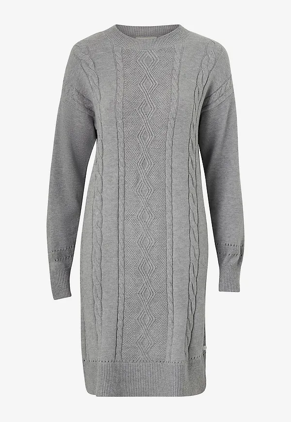 Cream - Klänning crDela Knit Dress - Grå