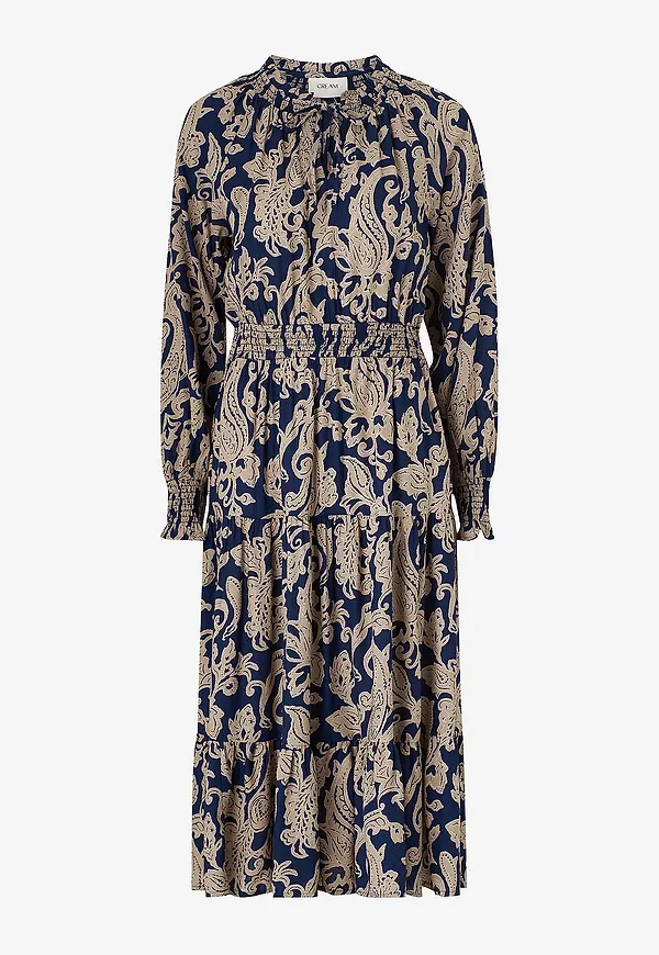 Cream - Klänning crLucy Long Dress - Blå