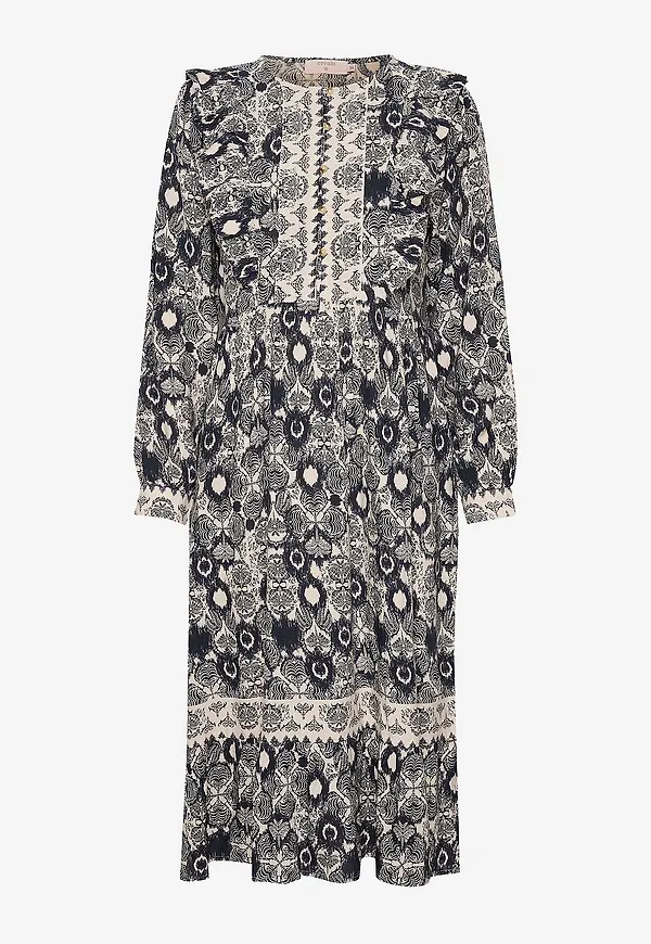 Cream - Klänning crPaya Dress - Zally Fit - Blå