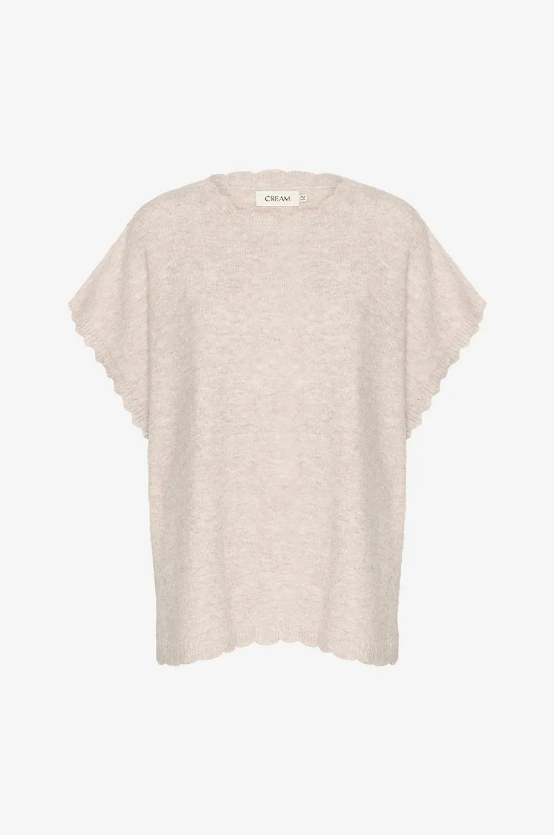 Cream - Poncho crDammi Knit - Grå