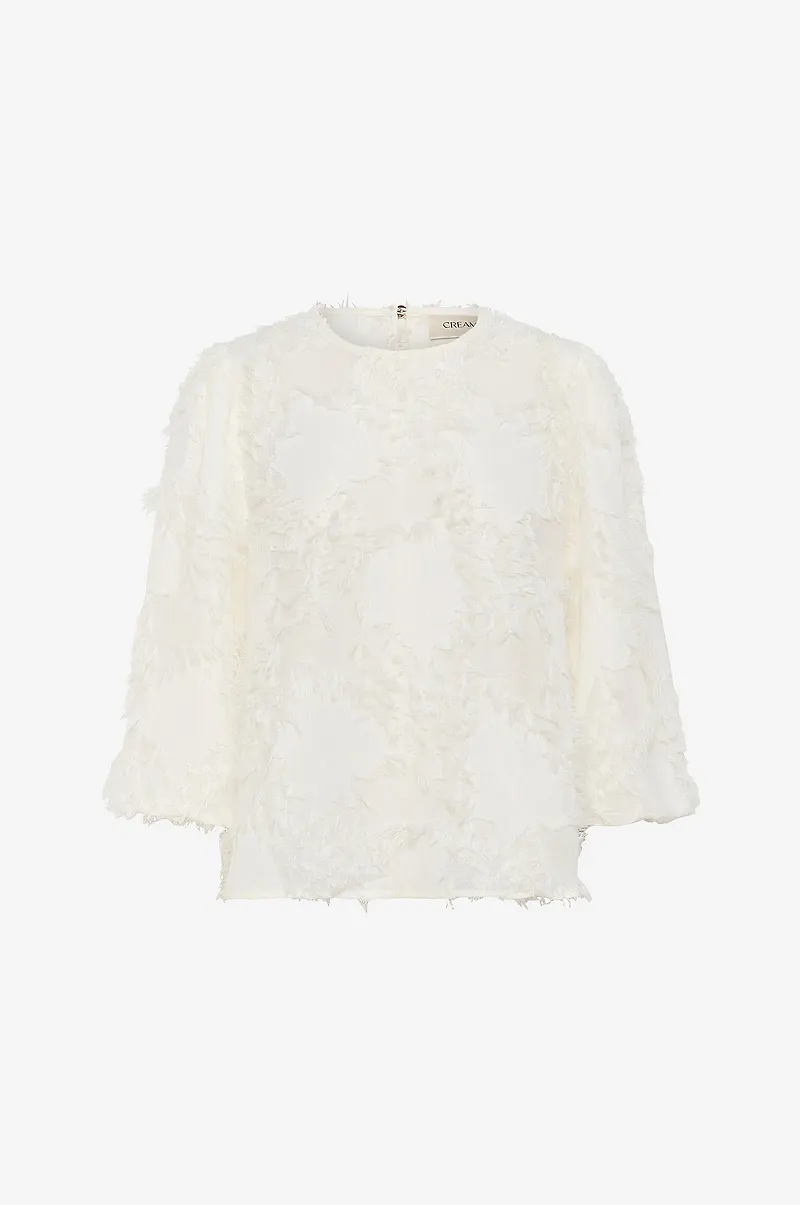 Cream - Blus crFreja - Vit