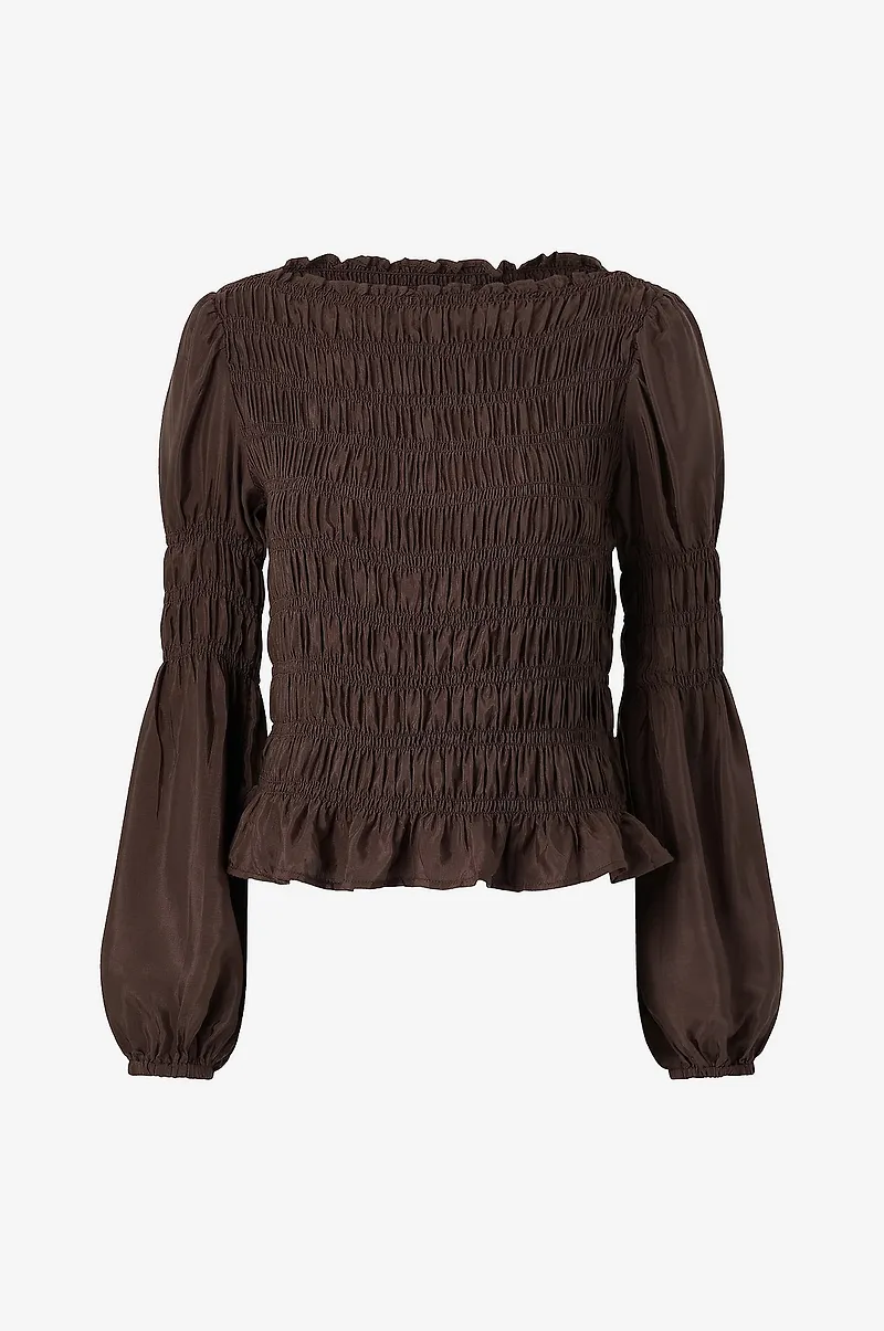 Cream - Blus crHenva Blouse - Brun