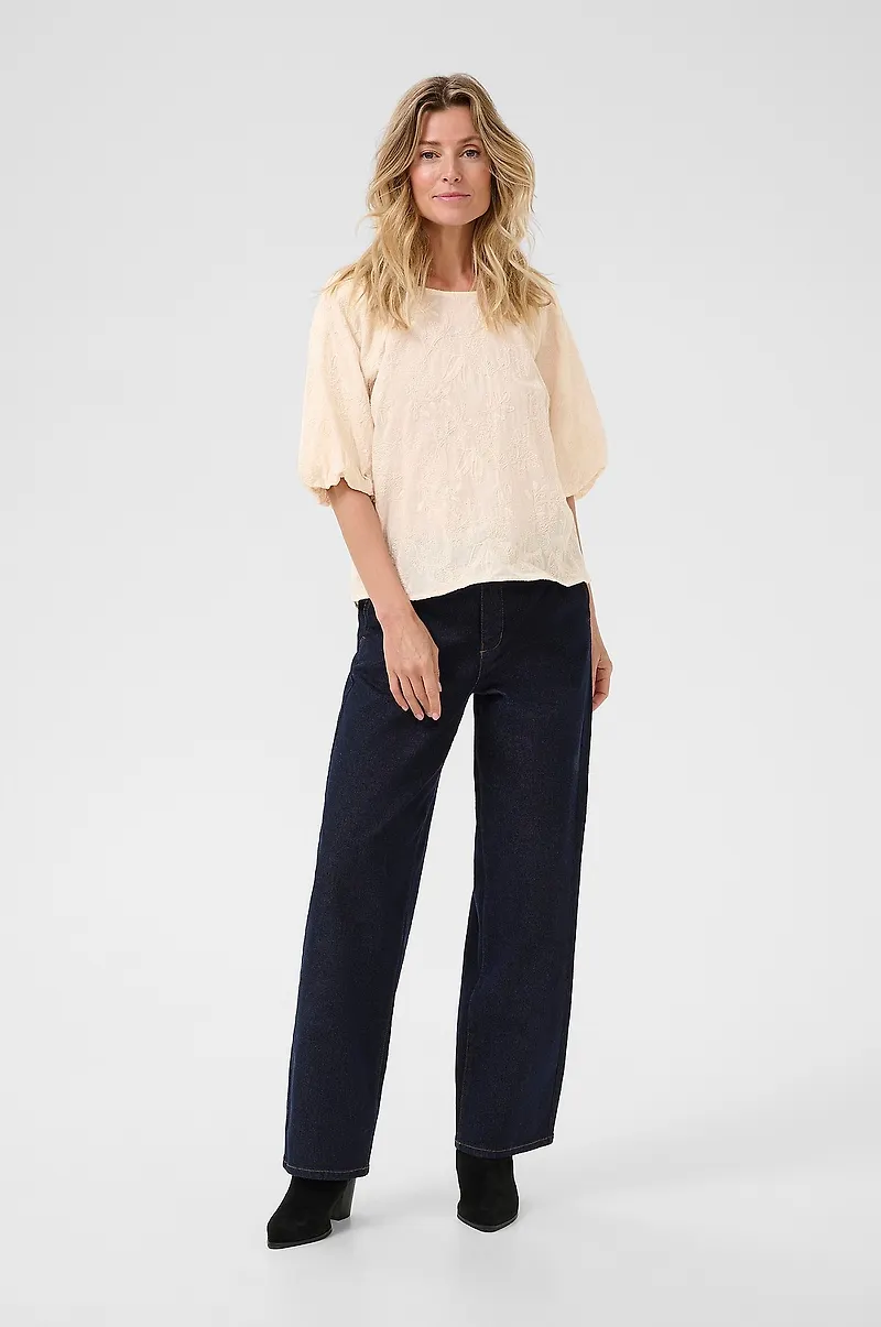 Cream - Blus crLuna - Beige