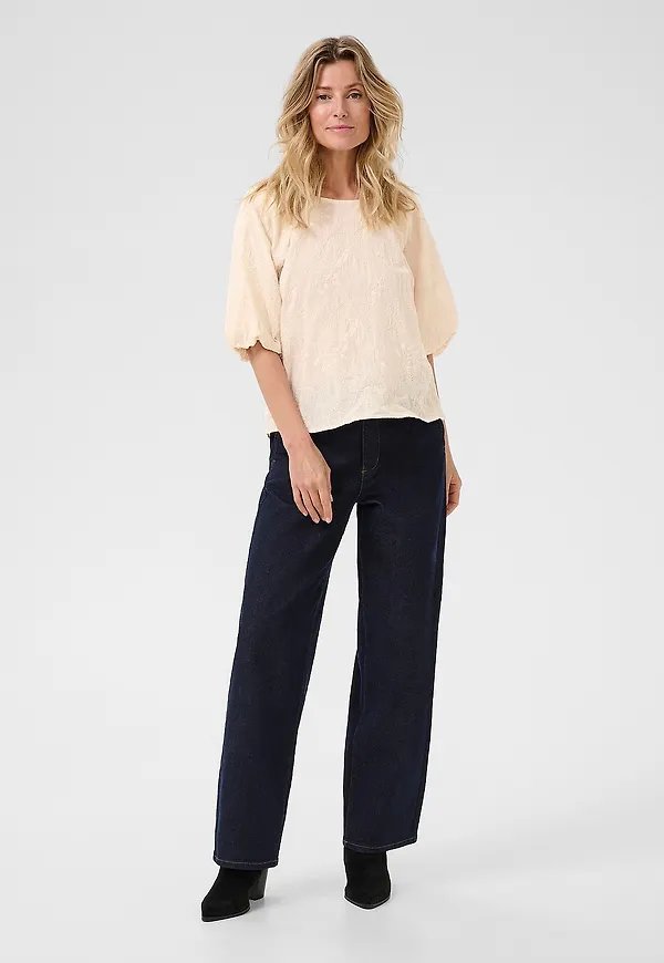 Cream - Blus crLuna - Beige