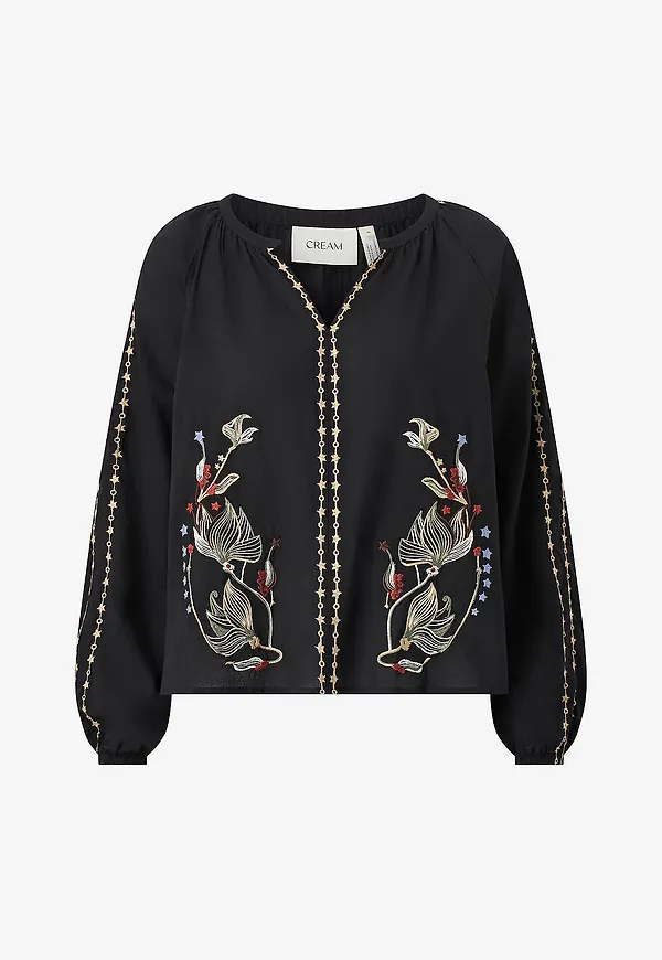 Cream - Blus CRReno Blouse - Svart