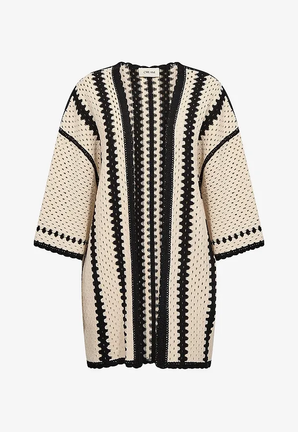 Cream - Cardigan crJabie Knit - Beige