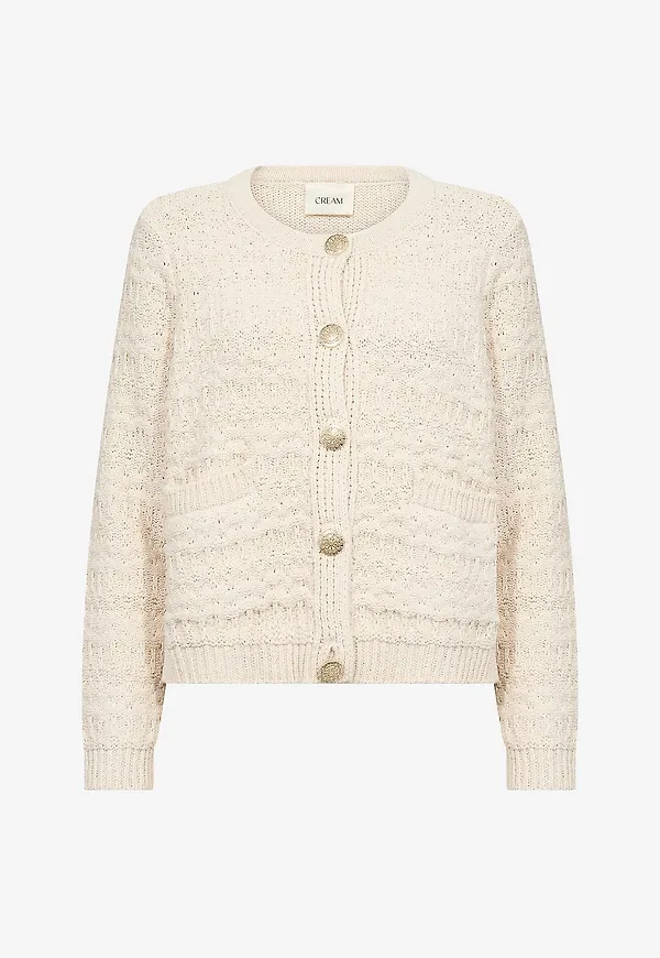 Cream - Cardigan crPoppi Knit - Vit