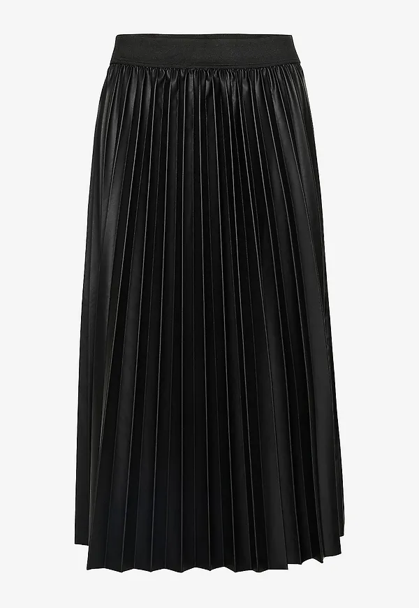 Cream - Kjol crPoppi Plissé Skirt - Svart