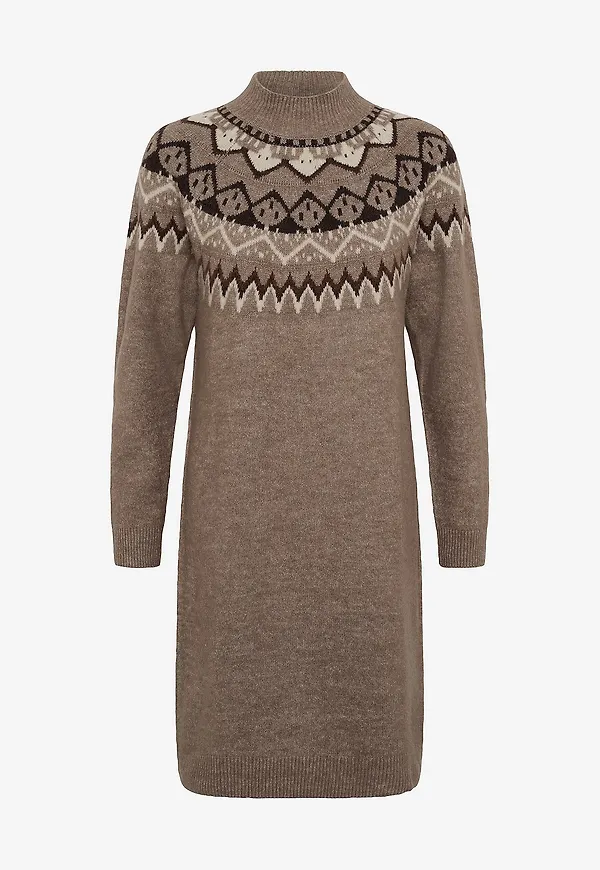Cream - Klänning crCherrie Knit - Brun