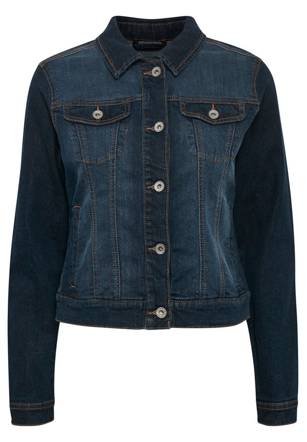 Cream Lisa Denim Jacket Blå, Dam