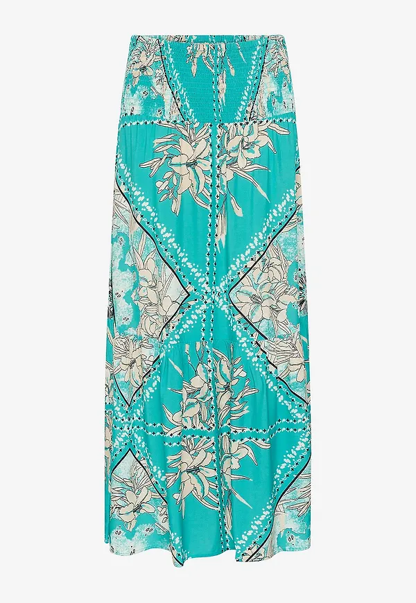 Cream - Maxikjol crTiah Skirt - Blå