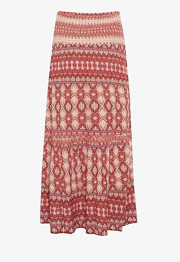 Cream - Maxikjol crTiah Skirt - Röd