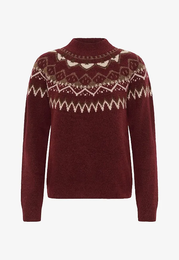 Cream - Tröja CRCherrie Pullover - Röd