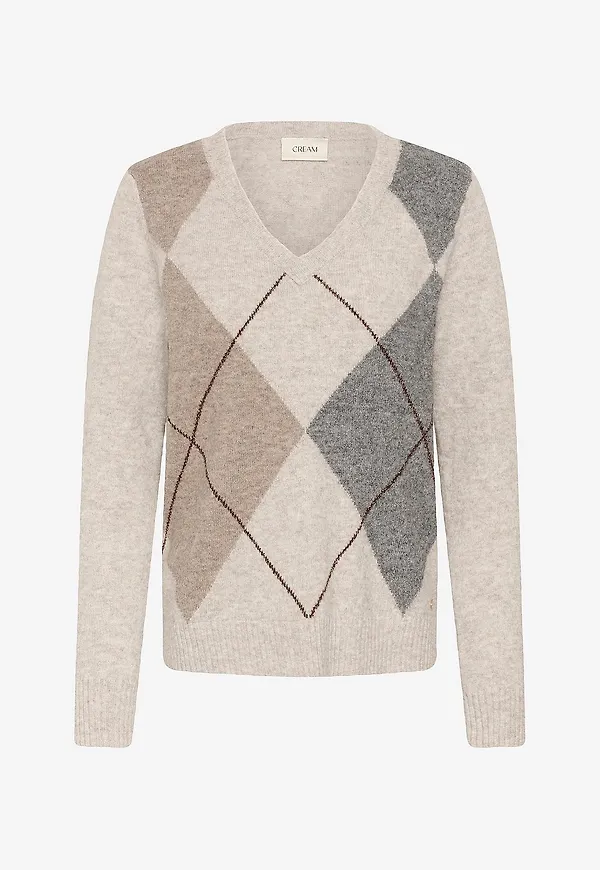 Cream - Tröja CRHope Knit Pullover - Beige