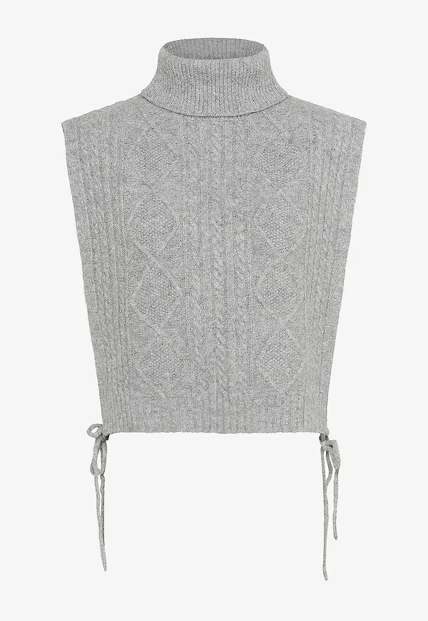 Cream - Väst crFrina Knit Slipover - Grå