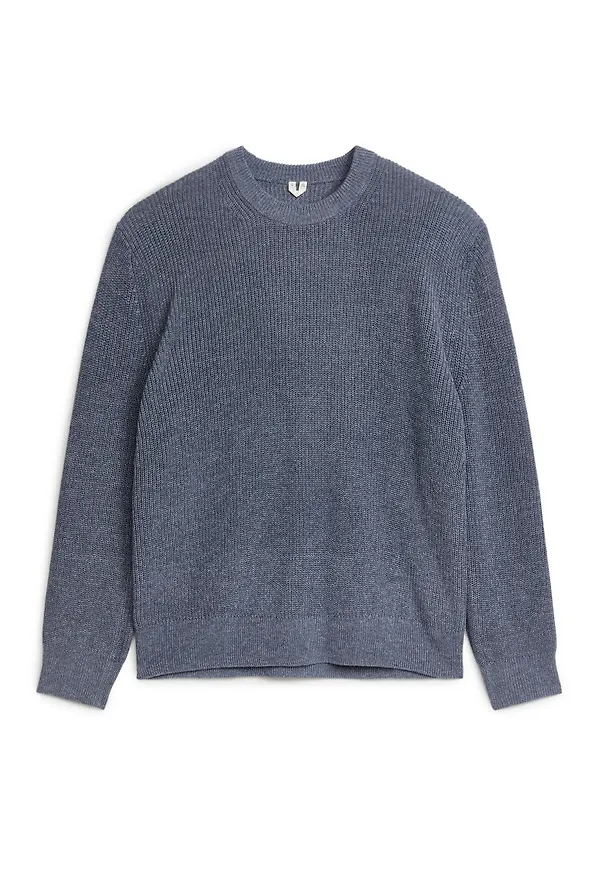 Crew-Neck Jumper - Blue