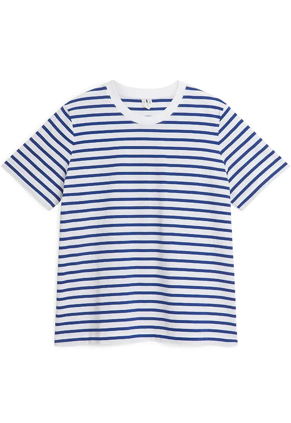 Crew-Neck T-shirt - Blue