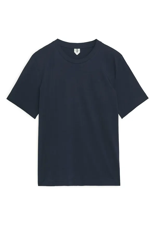 Crew-Neck T-shirt - Blue