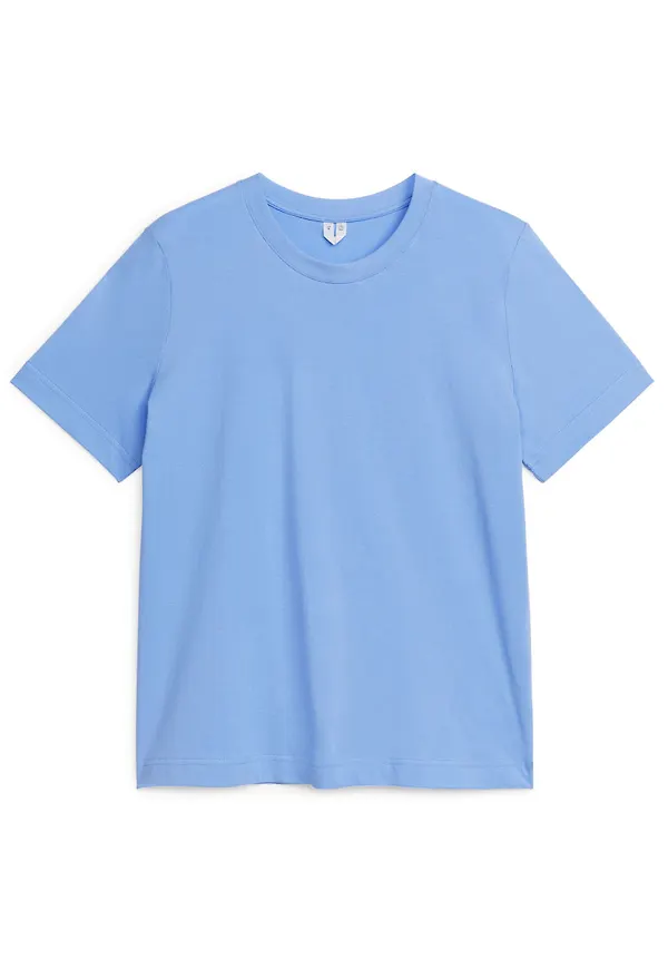 Crew-Neck T-shirt - Blue