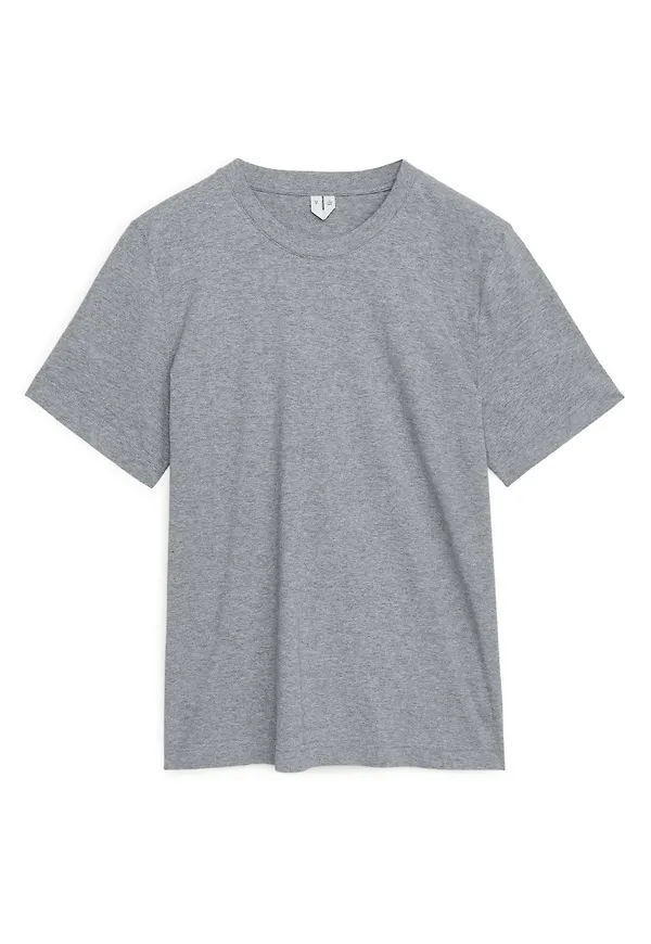 Crew-Neck T-shirt - Grey