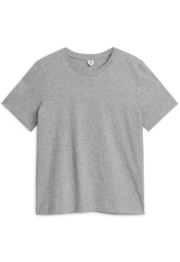 Crew-Neck T-shirt - Grey