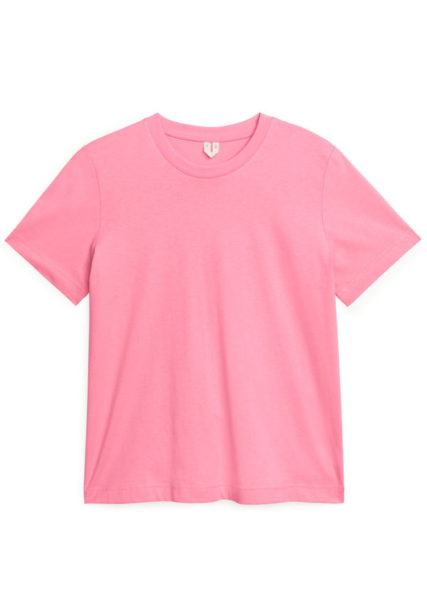 Crew-Neck T-shirt - Pink