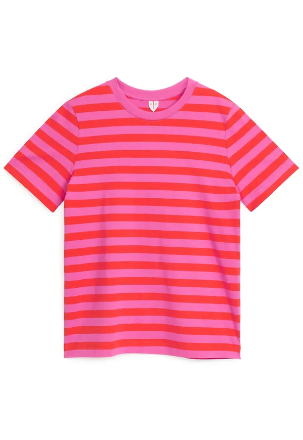 Crew-Neck T-shirt - Pink