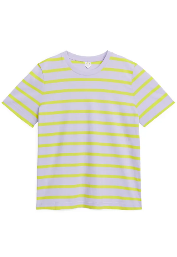 Crew-Neck T-shirt - Yellow