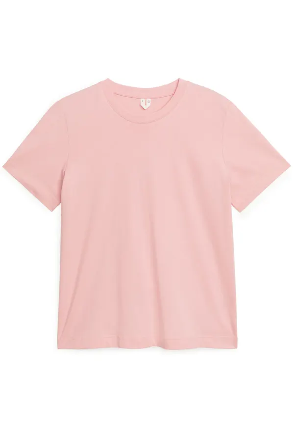 Crew-Neck T-shirt - Pink