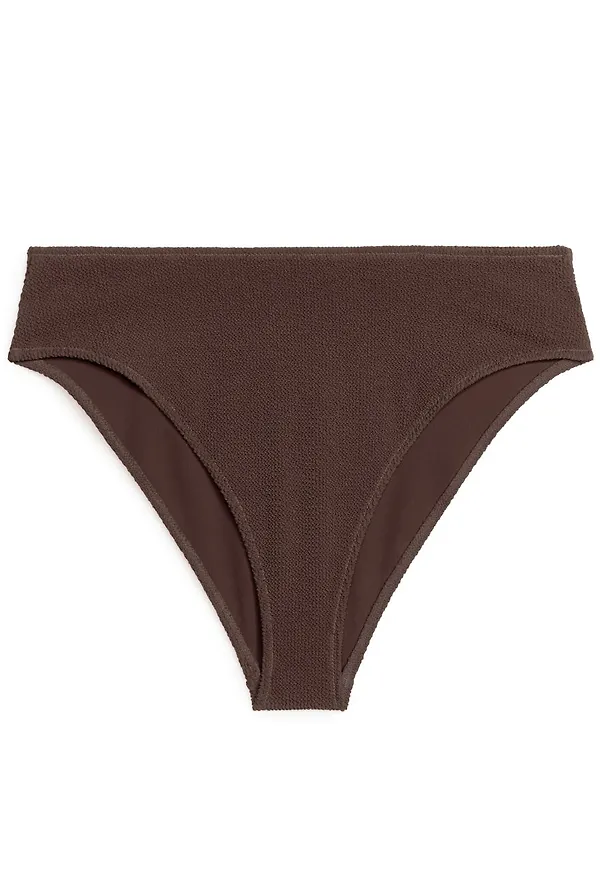 Crinkle Bikini Bottom - Brown