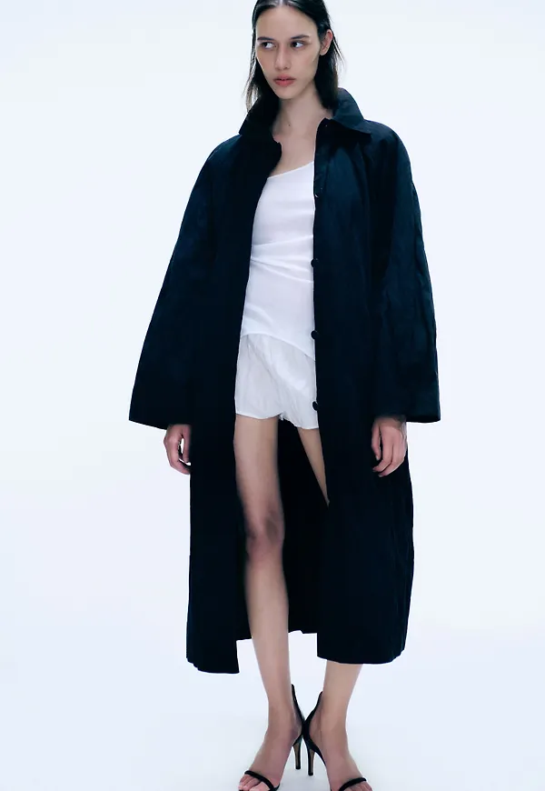 Crinkled Artist Coat